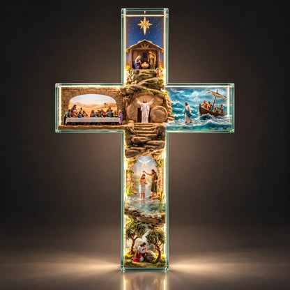 Cruz Iluminada Caminho de Jesus – 6 Cenas