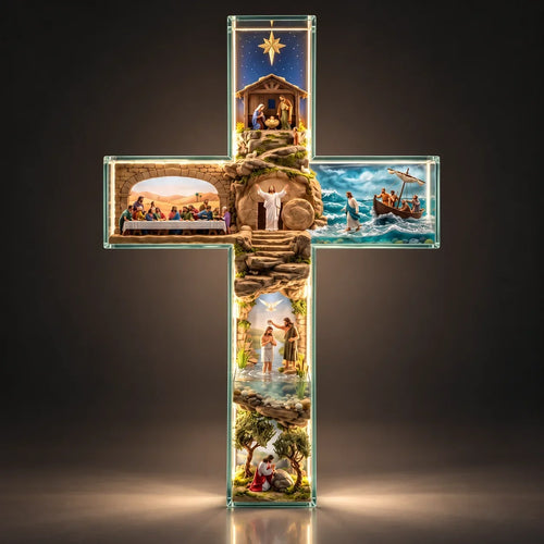 Cruz Iluminada Caminho de Jesus – 6 Cenas