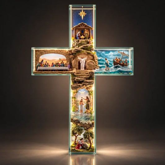 Cruz Iluminada Caminho de Jesus – 6 Cenas