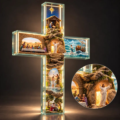 Cruz Iluminada Caminho de Jesus – 6 Cenas