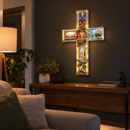Cruz Iluminada Caminho de Jesus – 6 Cenas
